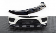 Spojler pod nárazník lipa V.1 Mercedes-Benz GLE Coupe 43 AMG / AMG-Line C292 černý lesklý plast