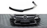 Spojler pod nárazník lipa V.1 Mercedes-Benz S Coupe AMG-Line C217 Facelift černý lesklý plast