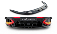 Spojler pod nárazník lipa V.1 Volkswagen Golf GTI Clubsport Mk8 Facelift černý lesklý plast