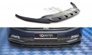 Spojler pod nárazník lipa V.1 Volkswagen Passat B8 černý lesklý plast