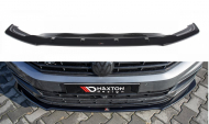 Spojler pod nárazník lipa V.1 Volkswagen Passat R-Line B8 černý lesklý plast