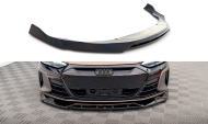 Spojler pod nárazník lipa V.2 Audi e-Tron GT / RS GT Mk1 černý lesklý plast