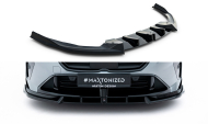 Spojler pod nárazník lipa V.2 BMW M135i M Performance F70 černý lesklý plast