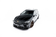 Spojler pod nárazník lipa V.2 Cupra Leon ST / Hatchback Mk1 Facelift černý lesklý plast