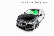 Spojler pod nárazník lipa V.2 Škoda Superb Mk4 černý lesklý plast