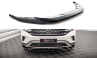 Spojler pod nárazník lipa V.2 Volkswagen Atlas Cross Sport černý lesklý plast