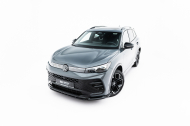 Spojler pod nárazník lipa V.2 Volkswagen Tiguan R-Line Mk3 černý lesklý plast