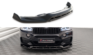 Spojler pod nárazník lipa V.3 BMW X6 M-Pack F16 carbon look