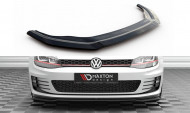 Spojler pod nárazník lipa V.3 Volkswagen Golf GTI Mk7 černý leský plast