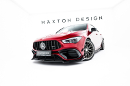Spojler pod nárazník lipa V.5 Mercedes-AMG CLA 45 Aero C118 černý lesklý plast