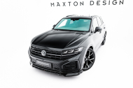 Spojler pod nárazník lipa Volkswagen Touareg R-Line Mk3 Facelift černý lesklý plast