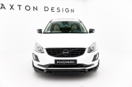 Spojler pod nárazník lipa Volvo XC60 Mk1 Facelift černý lesklý plast