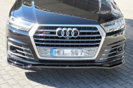 Spojler pod přední nárazník lipa Audi SQ7 / Q7 S-Line Mk.2 carbon look