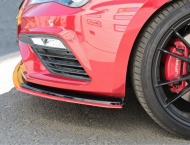 Spojler pod přední nárazník lipa Seat Leon Mk3 Cupra/ FR Facelift 2017- černý lesk carbon look