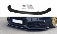 Spojler pod přední nárazník lipa V.1 Audi S7 / A7 S-Line C7 černý lesklý plast