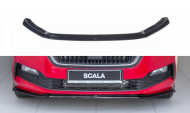 Spojler pod přední nárazník lipa V.3 Škoda Scala 2019 -  carbon look