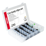 Spony a příchytky na čalounění vozidel 290 ks AMIO