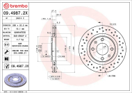 Sportovní brzdové kotouče Brembo - přední chlazené 266mm - Peugeot 206/305/306/405