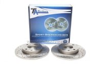 Sportovní brzdové kotouče TA Technix - přední 239mm - Audi 80