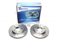 Sportovní brzdové kotouče TATechnix-Přední 258mm Mazda 626 IV,626 ,MX-6,Premacy,Xedos 6