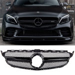 Sportovní maska - Mercedes-Benz C-Class (W205) 2018-2021 AMG style - černá lesklá