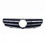 Sportovní maska - Mercedes-Benz CLK (C209) Coupe (A209) Cabrio 2002-2009 - chrom / černá lesklá