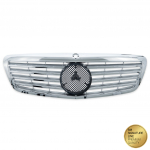 Sportovní maska - Mercedes-Benz S-Class (W221) 2005-2009 - chrom / silver