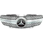 Sportovní maska Mercedes-Benz SL R230 01-12 SL LOOK chrom/stříbrná