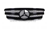 Sportovní maska Mercedes-Benz W211 02-06 CL LOOK chrom/černá