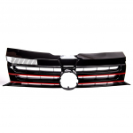 Sportovní maska - VW Transporter / Multivan T5 2009-2015  černá / červená