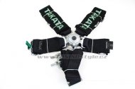 Sportovní pásy Takata replica 6-bodové black harness