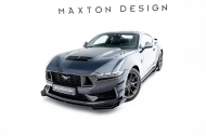 Street pro spoiler pod nárazník lipa + flaps Ford Mustang Dark Horse Mk7 černý