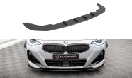 Street pro spojler pod nárazník lipa BMW 2 Coupe M-Pack / M240i G42 černo-červený