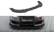 Street pro spojler pod nárazník lipa + flaps Audi RS6 Avant C6 černý