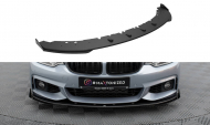 Street pro spojler pod nárazník lipa + flaps BMW 4 Coupe M-Pack F32 černý