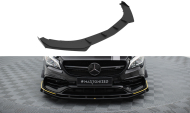 Street pro spojler pod nárazník lipa + flaps Mercedes-AMG CLA 45 Aero C117 Facelift černý