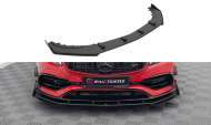 Street pro spojler pod nárazník lipa + flaps Mercedes-Benz A 45 AMG Aero W176 černo červený