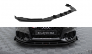 Street pro spojler pod nárazník lipa + flaps V.1 Audi RS3 Sedan 8V Facelift černý