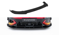 Street pro spojler pod nárazník lipa + flaps Volkswagen Golf GTI Clubsport Mk8 Facelift černo čer...