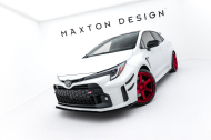 Street pro spojler pod nárazník lipa Toyota GR Corolla Mk12 černo červený