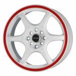 Tenzo-R DC-6 v1 16x7 ET42 4x100/114 White/Red