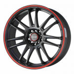 Tenzo-R Project-7 v1 18x8 ET45 5x100/114 Black/Red
