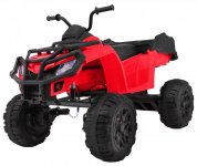 Elektrická čtyřkolka 4 x 4 XL ATV, s dálkovým ovládáním 2.4 GHz červená