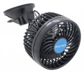 Ventilátor MITCHELL 115mm 12V na přísavku