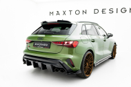 Zadní difuzor Audi S3 Sportback 8Y Facelift lesklý plast - duplex