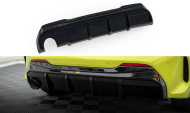 Zadní difuzor V.3 BMW 1 F40 M-Pack černý lesklý plast - single duplex