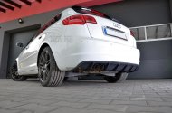 Zadní spoiler nárazníku, difuzor TFB Audi A3 8PA Sportback 5dv. 08-12 RS3 look