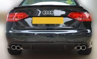 Zadní spoiler nárazníku, difuzor Votex look TFB Audi A4 B8 sedan