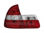 Zadní světla BMW E46 Touring červená/chrom