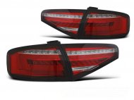 Zadní světla LED BAR a dynamickým blinkrem,AUDI A4 B8 12-15 sedan červená
